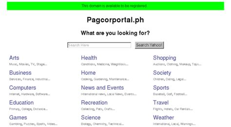 portal.pagcor.ph sitemap